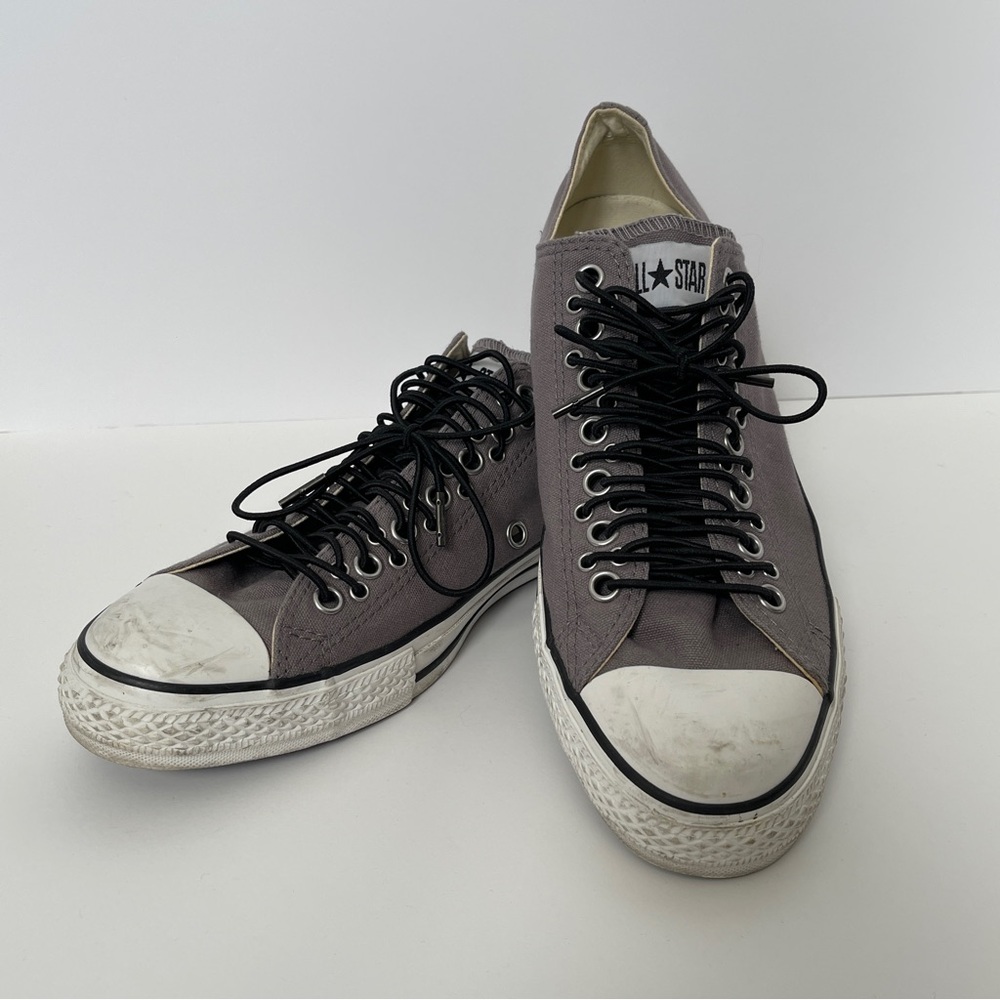 John Varvatos X Converse Chuck Taylor Black and Gray Sneakers